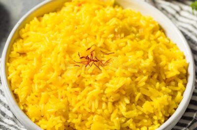 Saffron Rice (per serve)